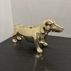 Threshold Weiner Dog Dachshund Gold Tone 3/4 Inch Tape Dispenser - 7”